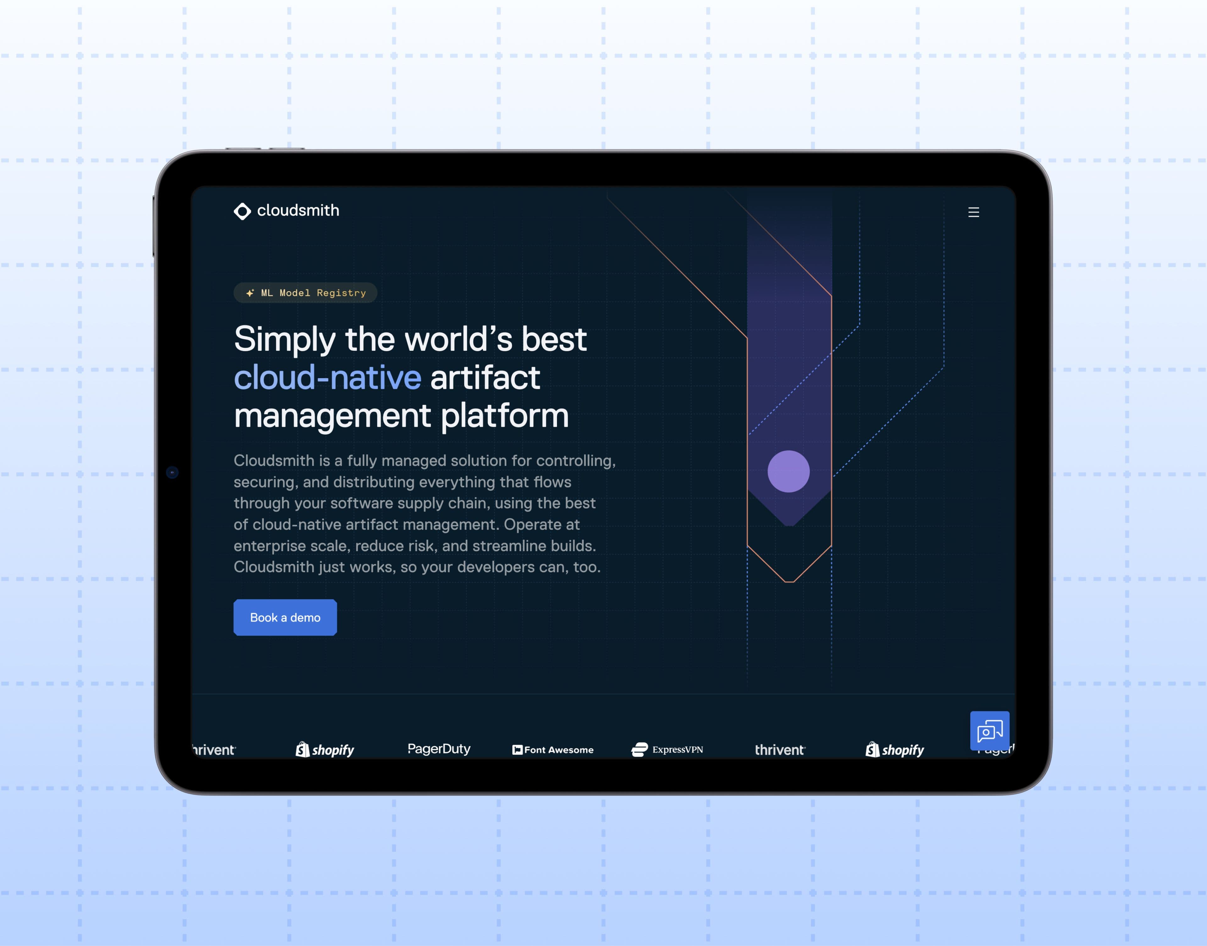 New components for Cloudsmith website